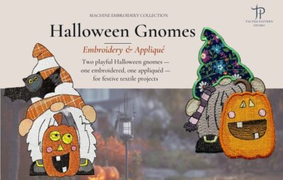 Halloween Gnomes embroidery designs
