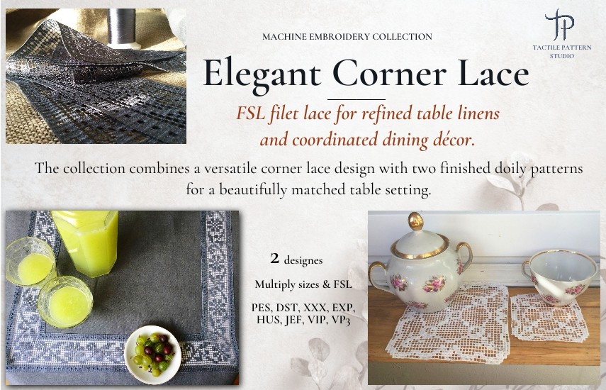 Elegant Corner Lace