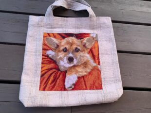 Corgi Portrait to make a bag