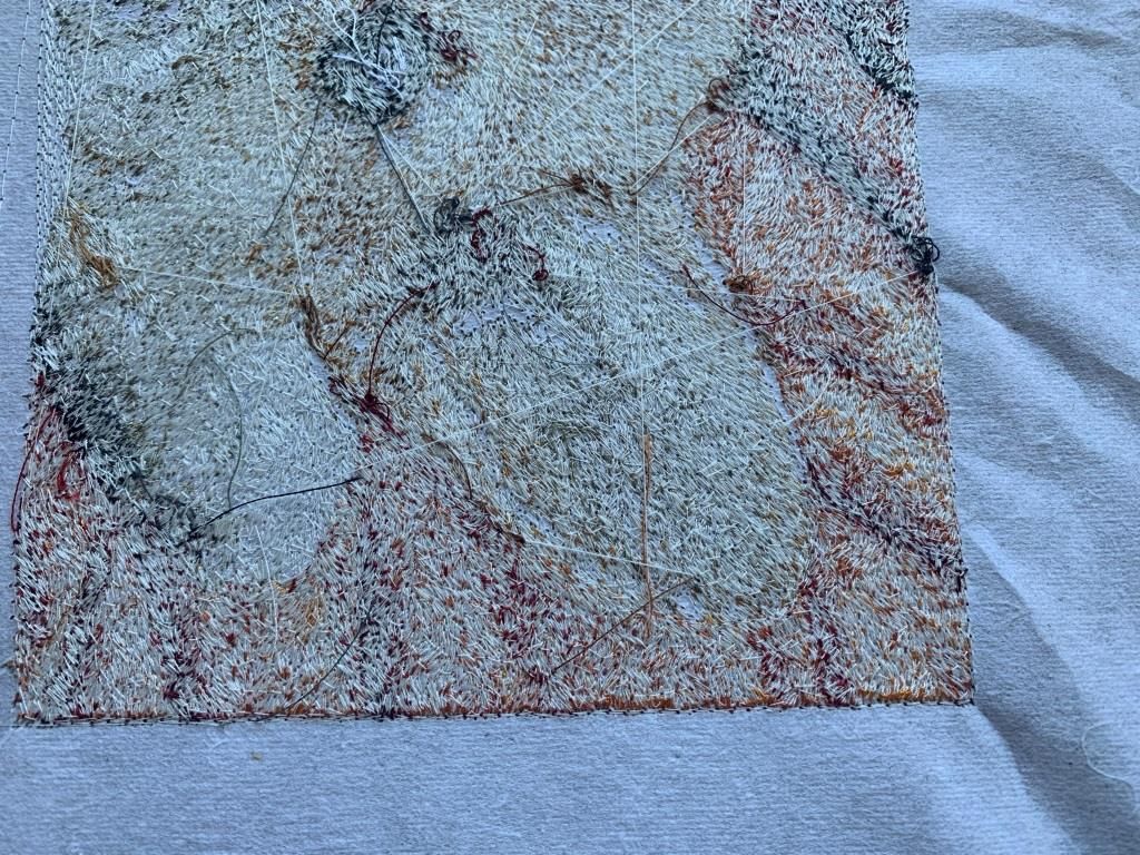Trimming jump stitches